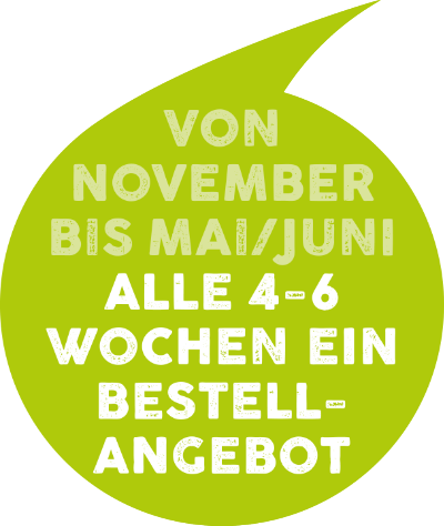 POIS Online-Shop Bestellung von November bis Juni/Juli alle 4–6 Wochen