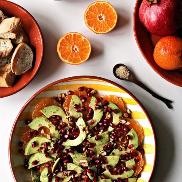 Rezept Clementinen-Avocado Salat mit Granatapfel von POIS