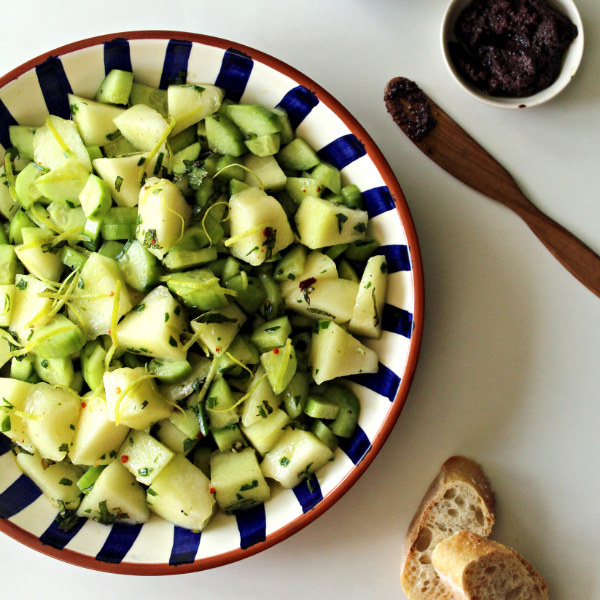 Rezept Galia Melonen-Gurkensalat von POIS zum Nachmachen