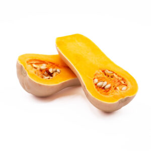 Frischer reifer unbehandelter Butternut Kürbis aus Portugal