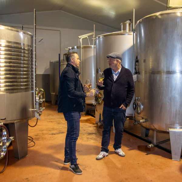Matthias Kästner zu Besuch bei Winzer Rui Falé in Redondo